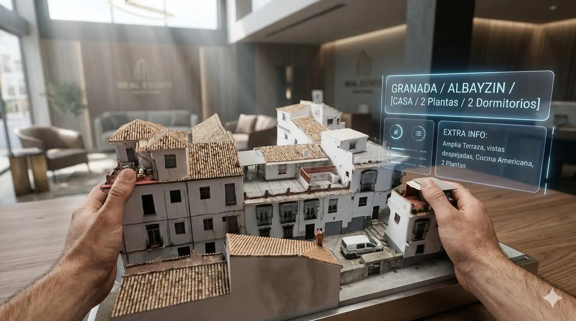 Vista exterior de Casa o xalet de lloguer en  Granada Capital amb Aire condicionat, Moblat i Balcó