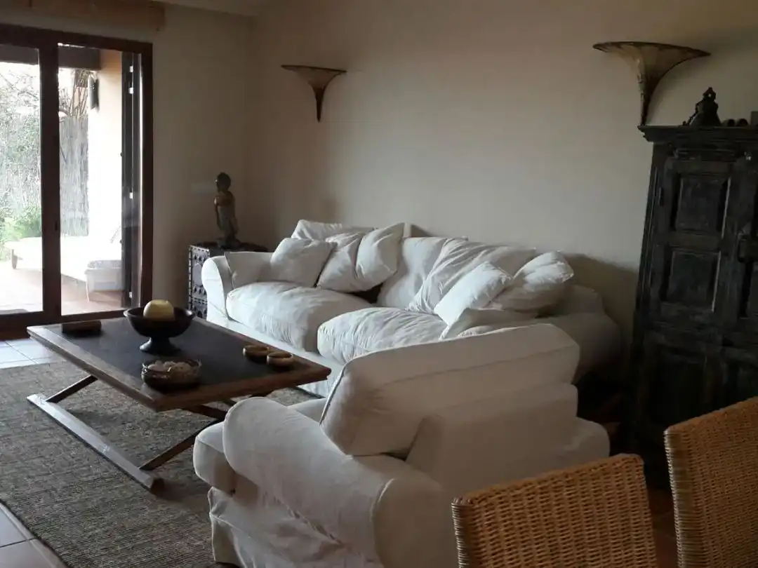 Wohnzimmer von Einfamilien-Reihenhaus zur Miete in Cala Vedella - Cala Tarida  
