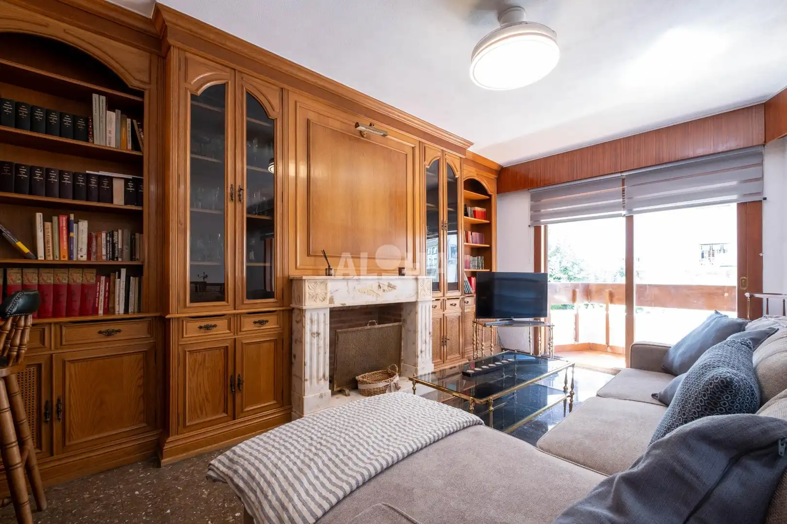 Sala de estar de Piso de alquiler en Valencia con Calefacción, Amueblado y Balcón