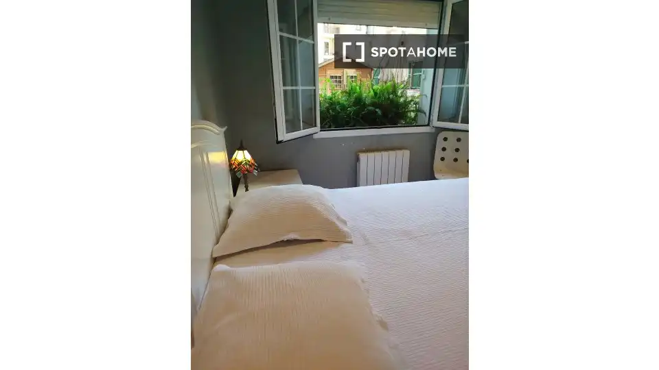 Dormitori de Pis per a compartir en Barcelona amb Aire condicionat, Calefacció i Terrassa