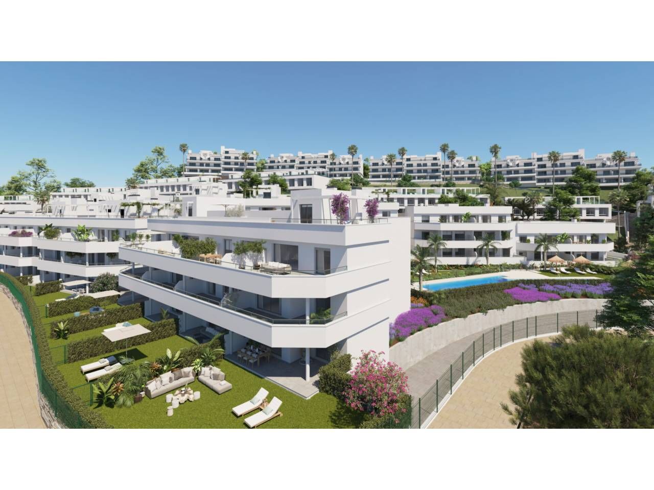 Exterior view of Flat for sale in Estepona  with Terrace, Balcony and Community pool