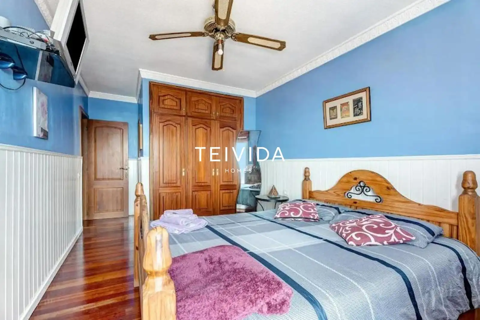 Bedroom of Flat for rent in El Rosario  with Air Conditioner, Terrace and Swimming Pool