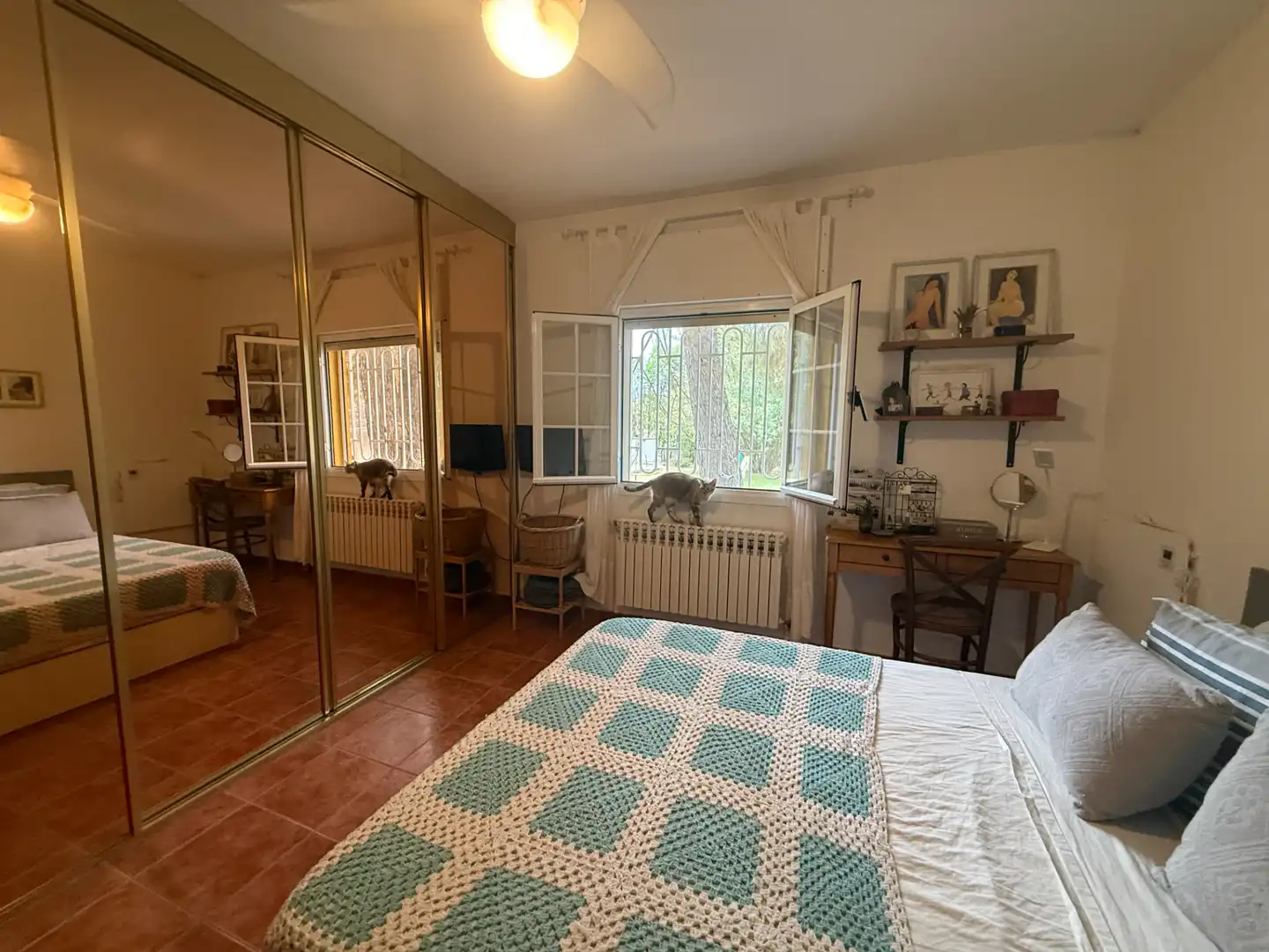 Habitación de Casa o chalet en venta en Poblete con Aire acondicionado, Jardín privado y Piscina