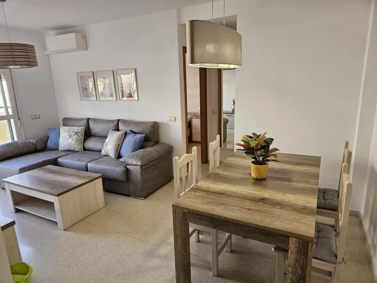 Living room of Attic for rent in Torrox  with Air Conditioner, Private garden and Terrace