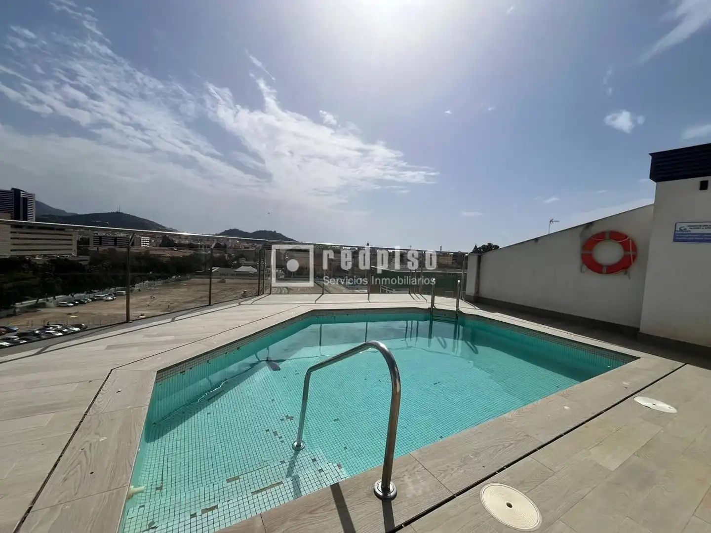 Piscina de Piso de alquiler en Málaga con Aire acondicionado, Calefacción y Terraza