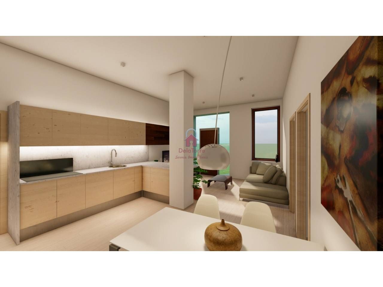 Kitchen of Flat for sale in Terrassa  with Air Conditioner