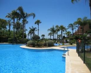 Garden of Flat for sale in Estepona  with Air Conditioner