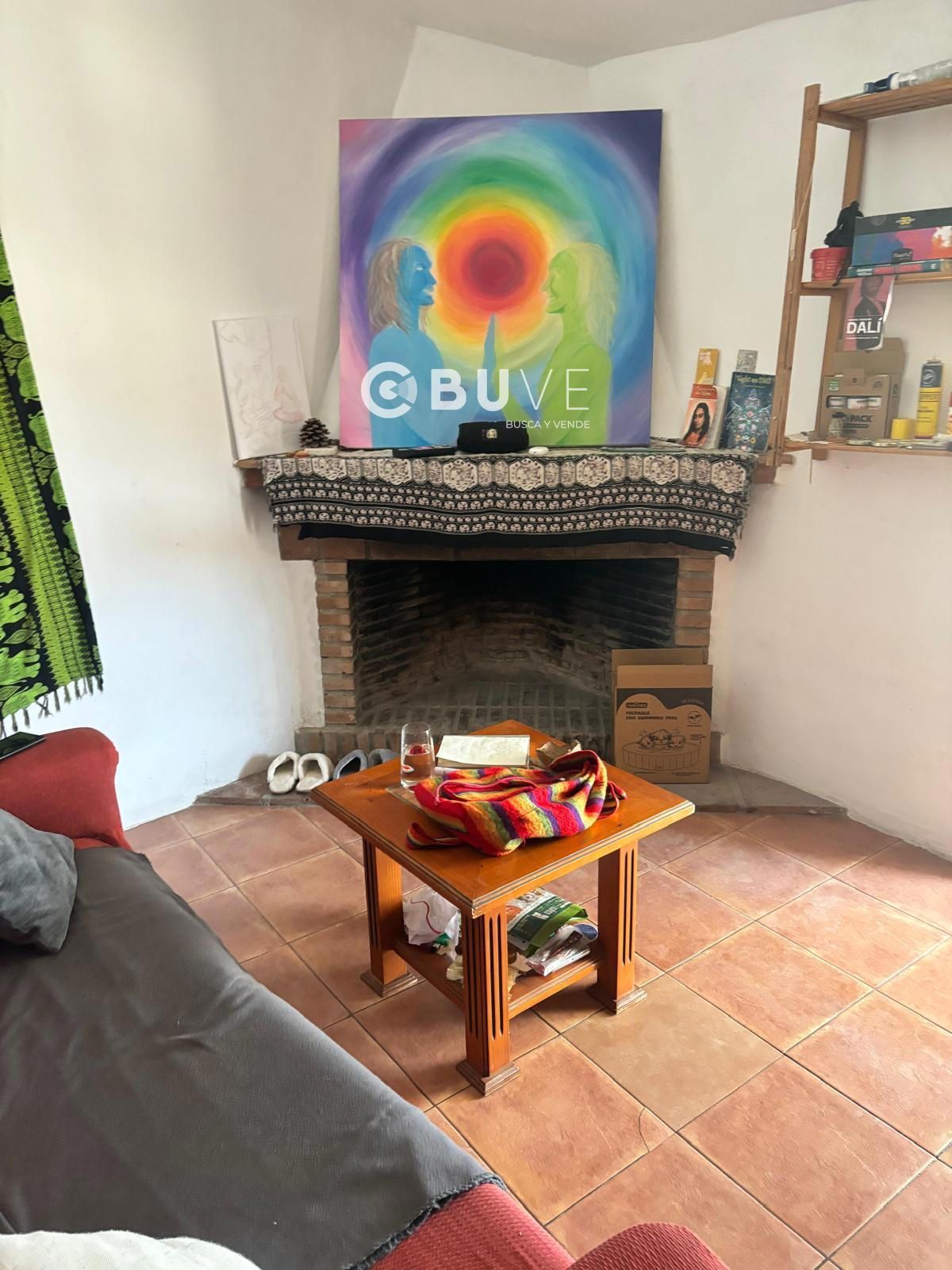 Sala d'estar de Casa o xalet en venda en Sayalonga amb Terrassa, Traster i Moblat