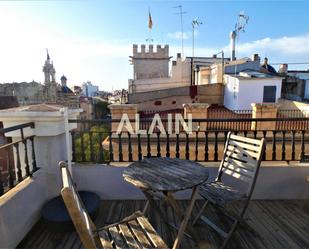 Vista exterior de Àtic en venda en  Valencia Capital amb Aire condicionat, Calefacció i Terrassa