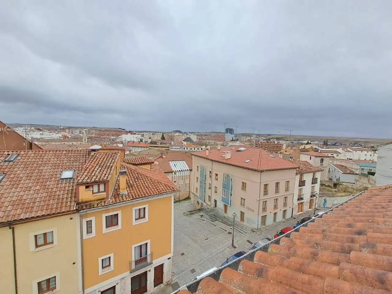 Exterior view of Attic for sale in Burgos  with Heating, Parquet flooring and Storage room
