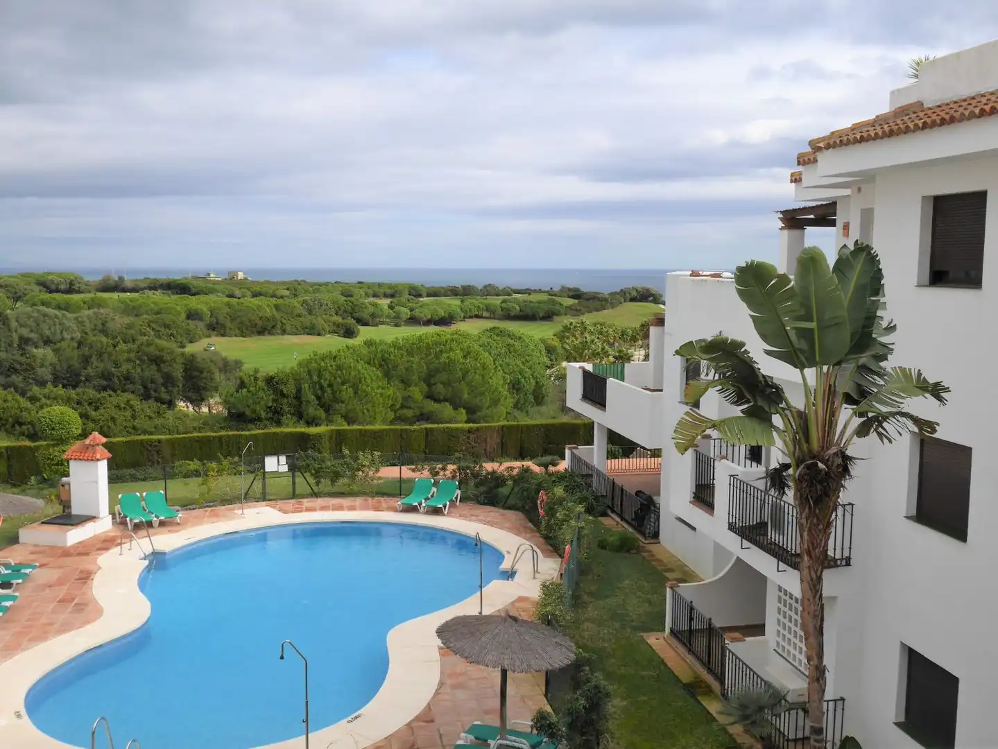 Jardí de Apartament de lloguer en La Alcaidesa amb Aire condicionat, Calefacció i Terrassa
