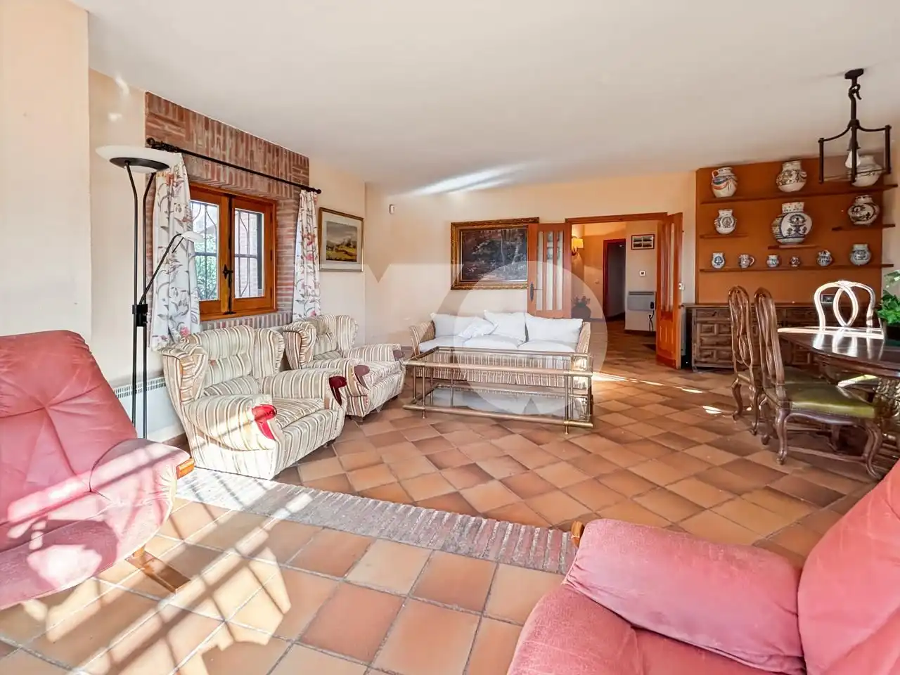 Sala de estar de Finca rústica en venta en Valdemorillo con Calefacción y Jardín privado