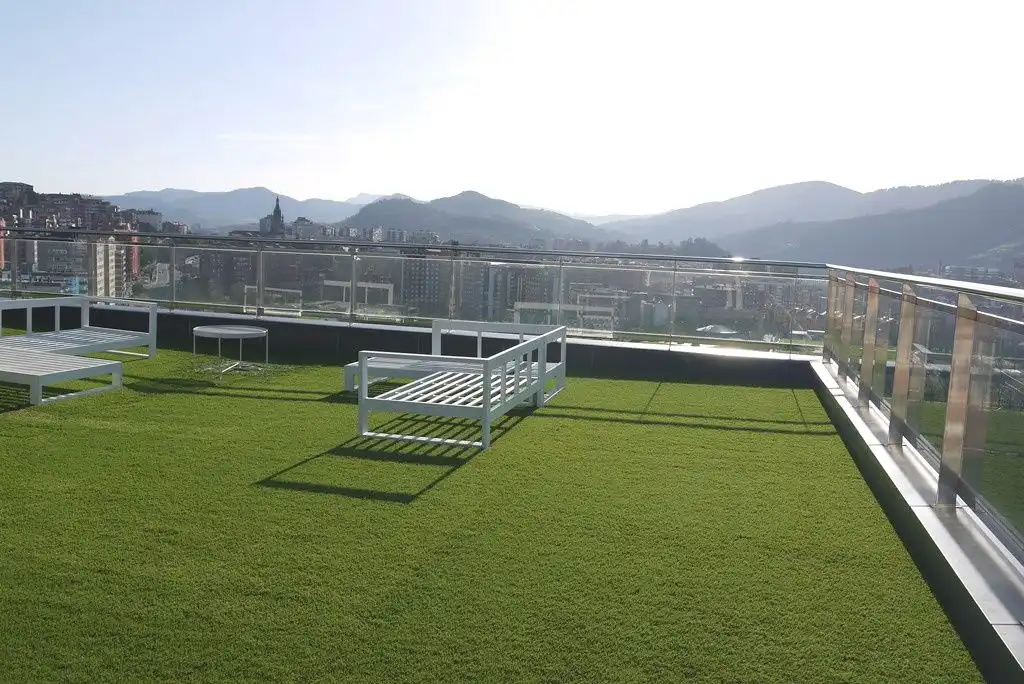 Terrace of Flat for rent in Bilbao   with Heating, Terrace and Swimming Pool