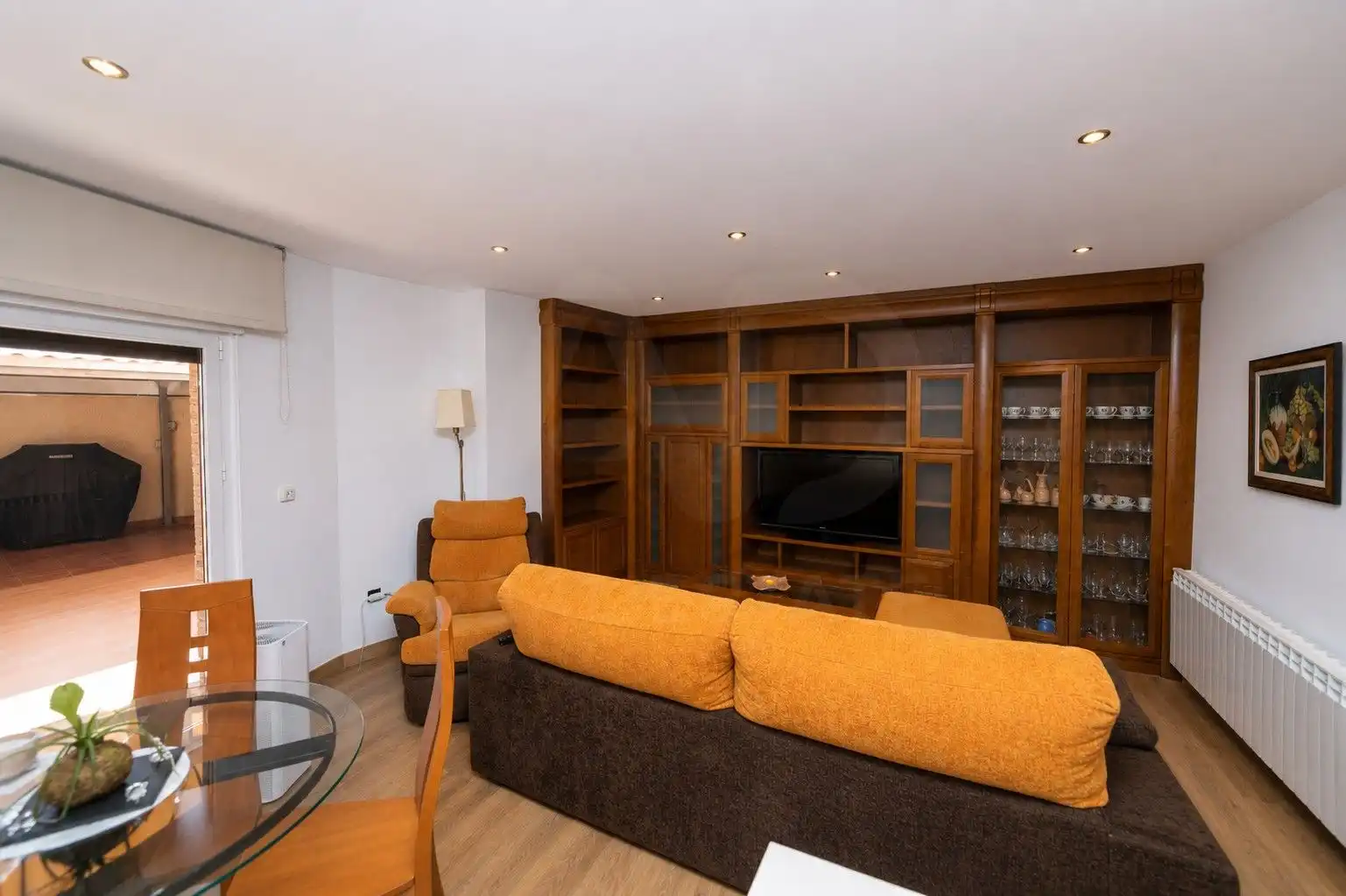 Sala de estar de Casa o chalet en venta en León Capital  con Calefacción y Terraza