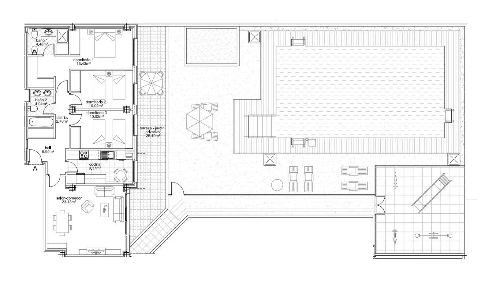 Wohnung mit Pool zum Verkauf in Calle Marqués del Nervión 30a, imagen 44