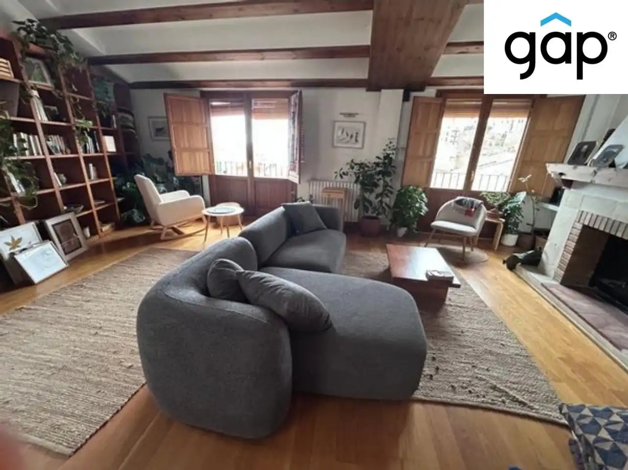 Sala de estar de Casa o chalet en venta en Cuenca con Calefacción, Trastero y Amueblado