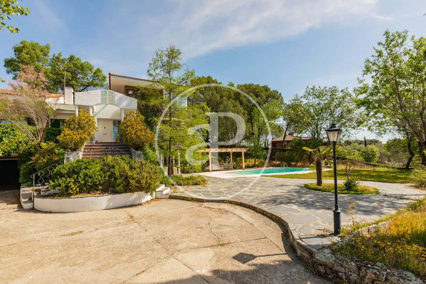 Vista exterior de Casa o xalet en venda en Torrelodones amb Calefacció, Jardí privat i Traster