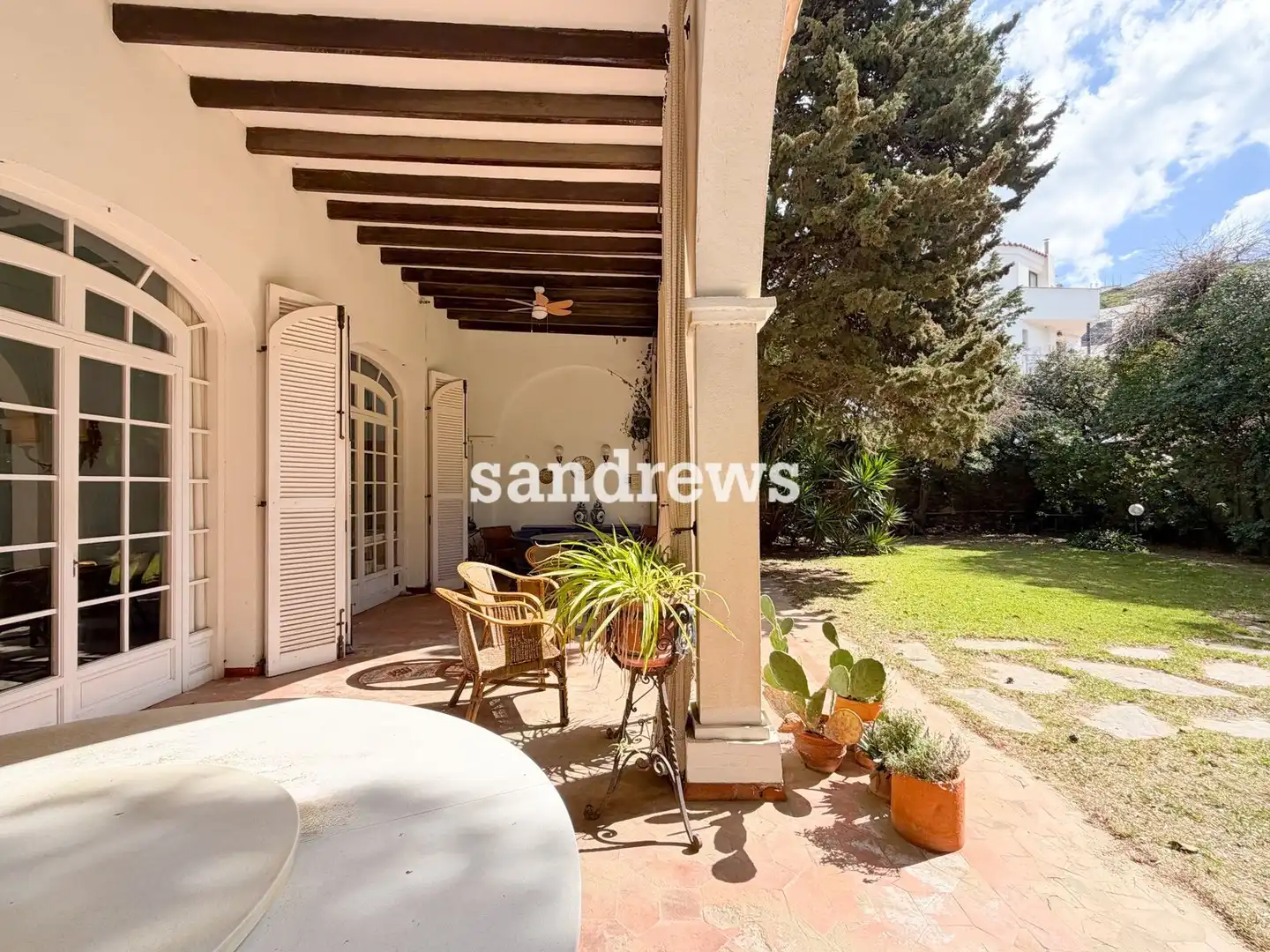 Jardí de Casa adosada en venda en El Port de la Selva amb Aire condicionat, Calefacció i Jardí privat