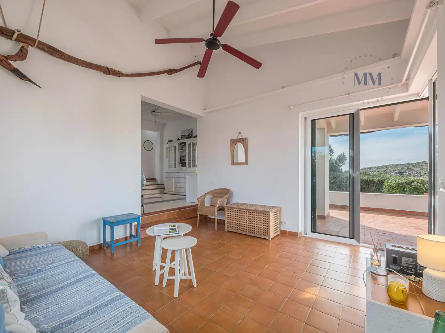 Sala d'estar de Casa o xalet en venda en Maó - Mahón amb Aire condicionat, Calefacció i Jardí privat
