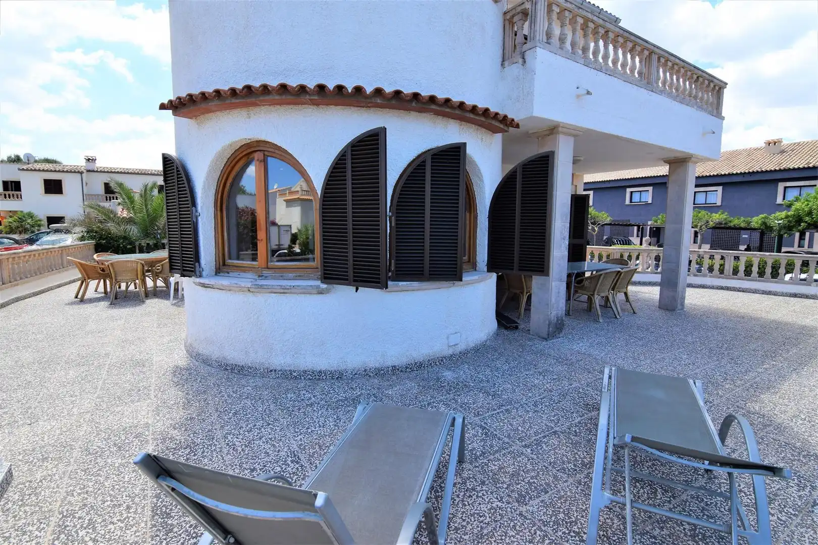 Außenansicht von Haus oder Chalet zur Miete in Artà mit Klimaanlage, Heizung und Terrasse