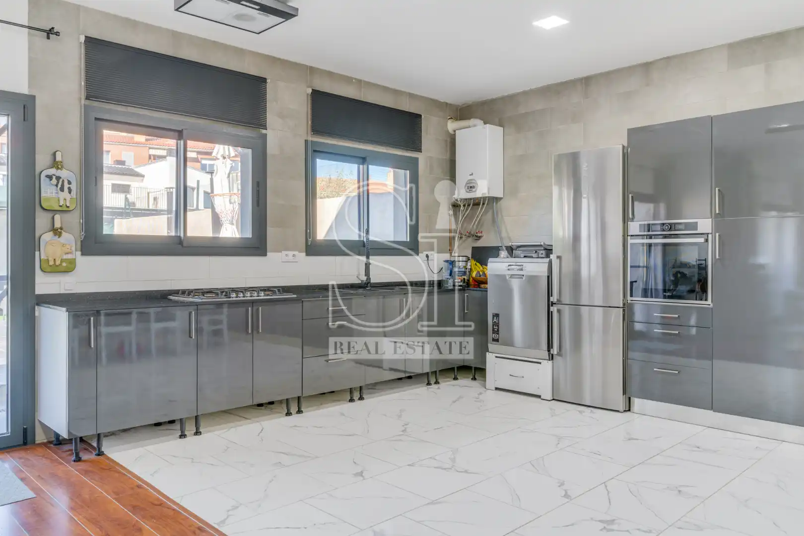 Cuina de Casa o xalet en venda en Mollet del Vallès amb Calefacció, Jardí privat i Terrassa