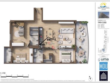 Wohnung mit Pool zum Verkauf in Avenida Avinguda del Marquès de Benicarló