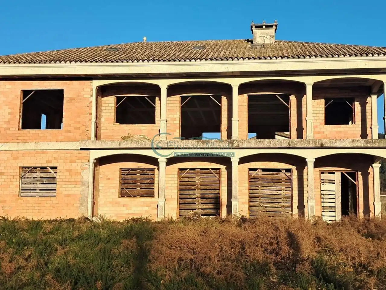 Vista exterior de Casa o xalet en venda en Redondela amb Calefacció, Jardí privat i Terrassa