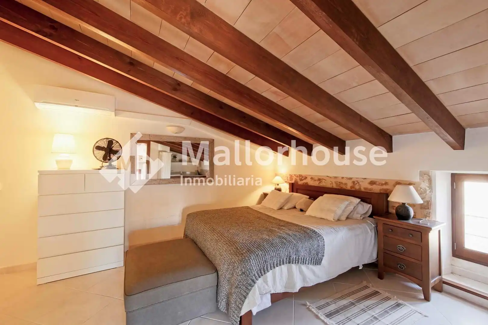 Bedroom of Detached homes for sale in Alcúdia  with Air Conditioner, Private garden and Terrace