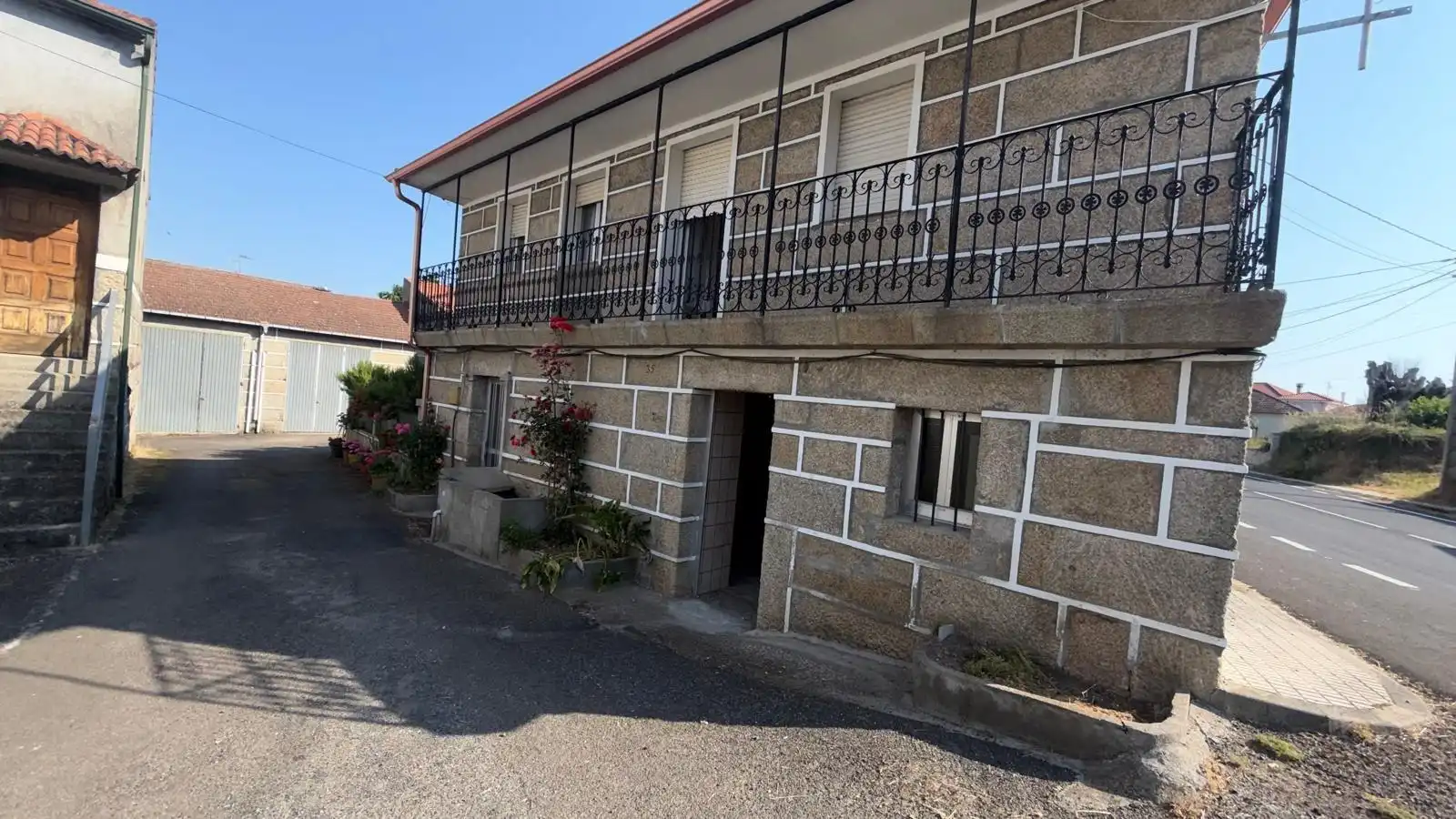 Vista exterior de Casa o xalet de lloguer en Trasmiras amb Calefacció, Moblat i Balcó