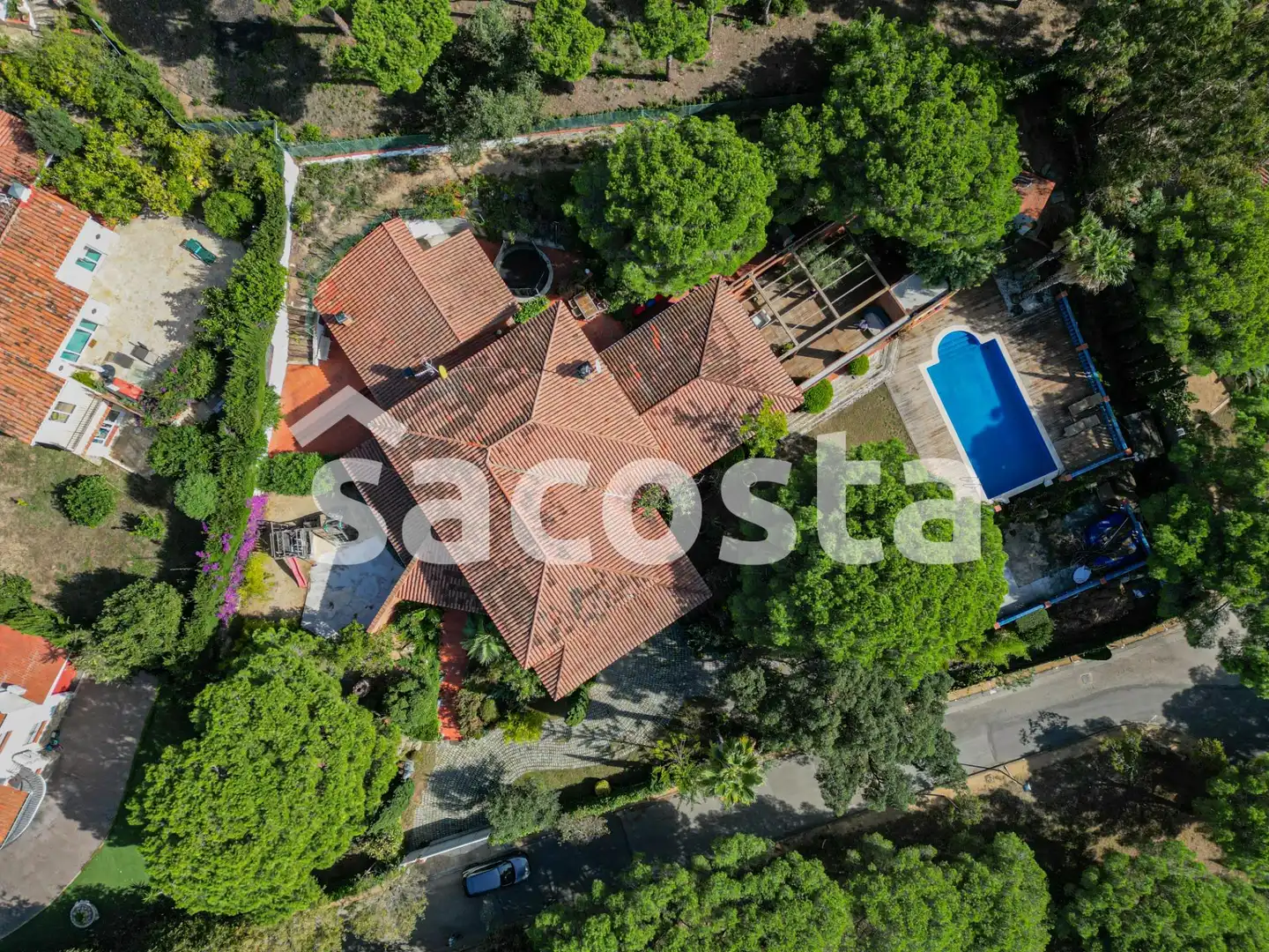 Vista exterior de Casa o xalet en venda en Lloret de Mar amb Calefacció, Jardí privat i Parquet