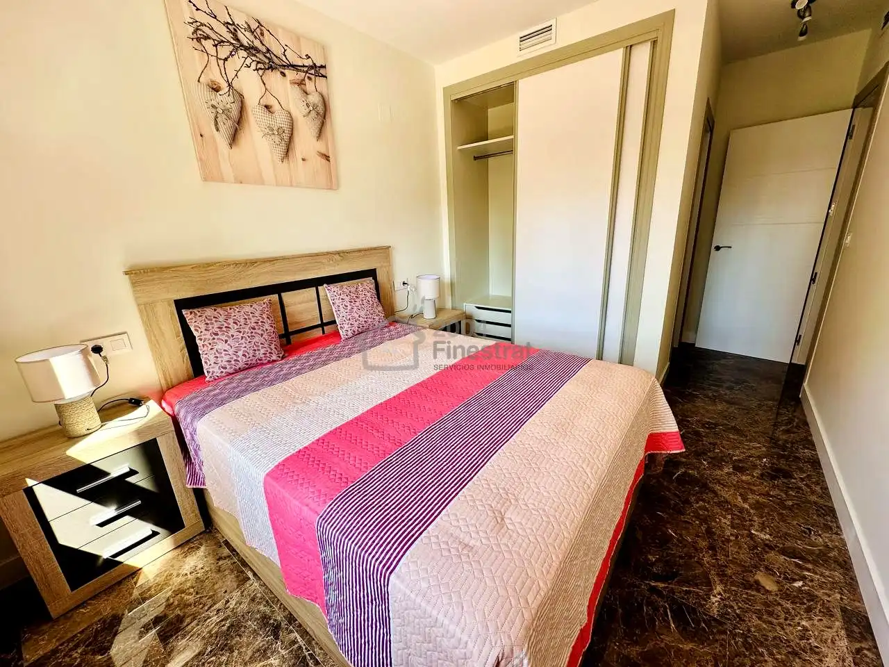 Bedroom of Flat for rent in Benidorm  with Terrace, Furnished and Community pool