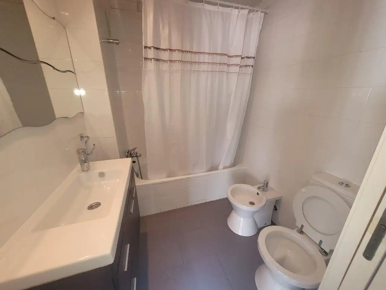 Badezimmer von Maisonette zur Miete in Gandia mit Klimaanlage und Terrasse
