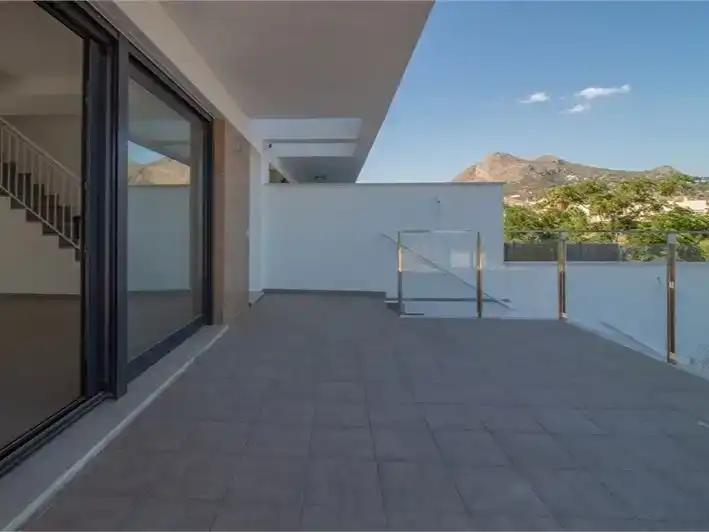 Terrassa de Casa adosada en venda en Málaga Capital amb Aire condicionat, Terrassa i Piscina