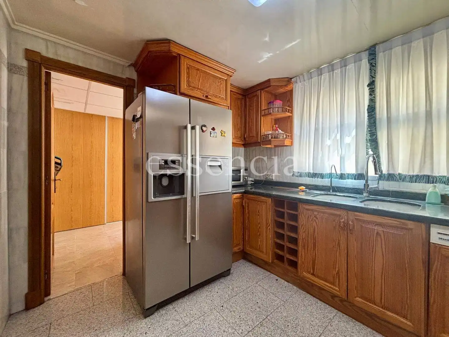 Kitchen of Flat for sale in Gandia  with Air Conditioner, Terrace and Balcony