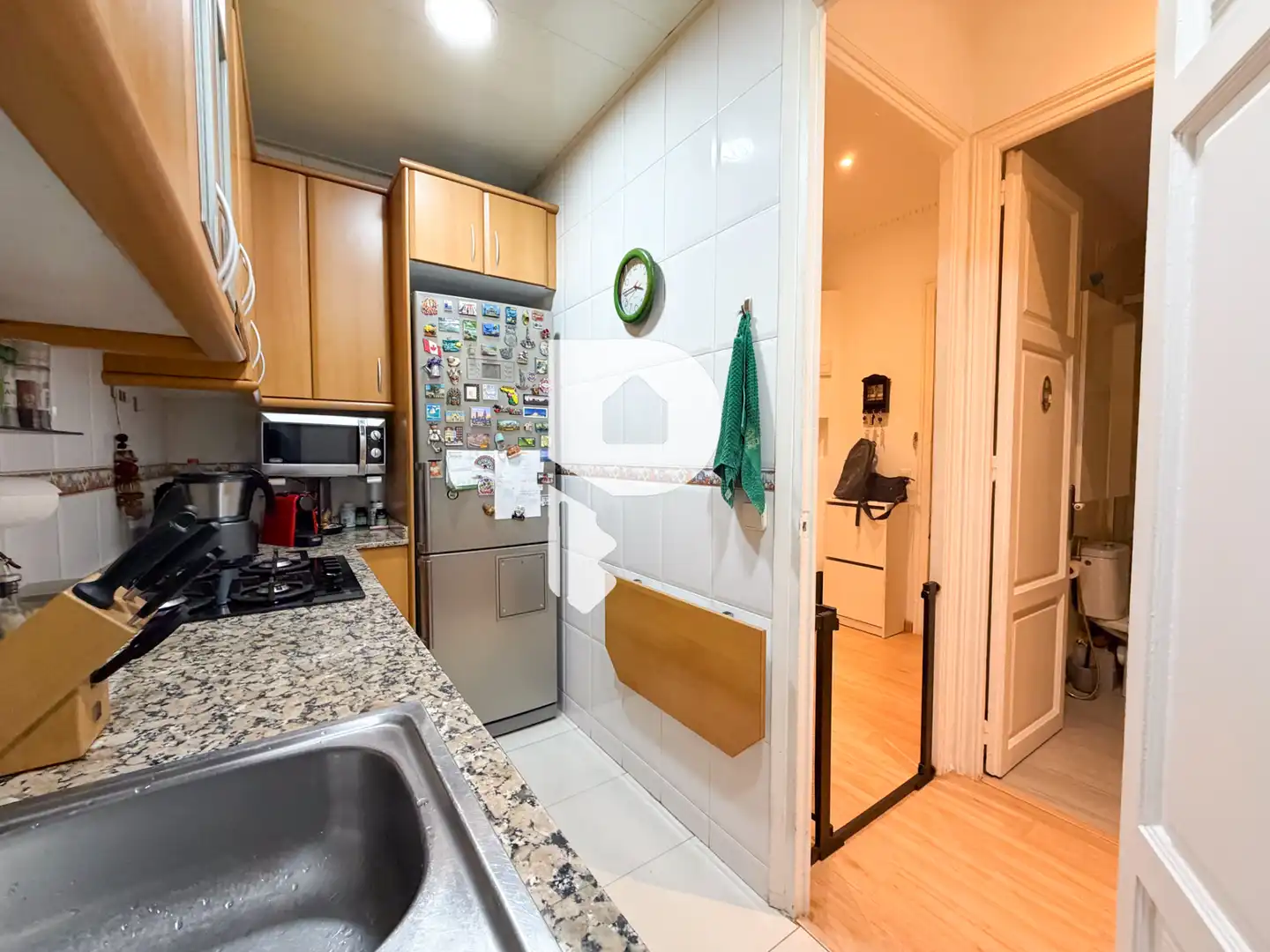 Kitchen of Flat for sale in Barcelona  with Air Conditioner, Heating and Parquet flooring