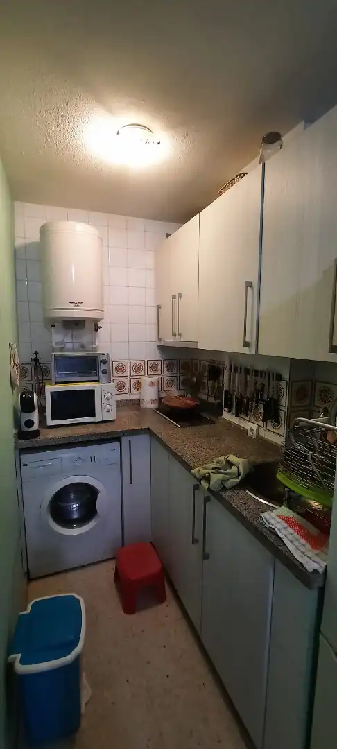 Cocina de Apartamento en venta en Torremolinos con Calefacción, Lavadora y Balcón