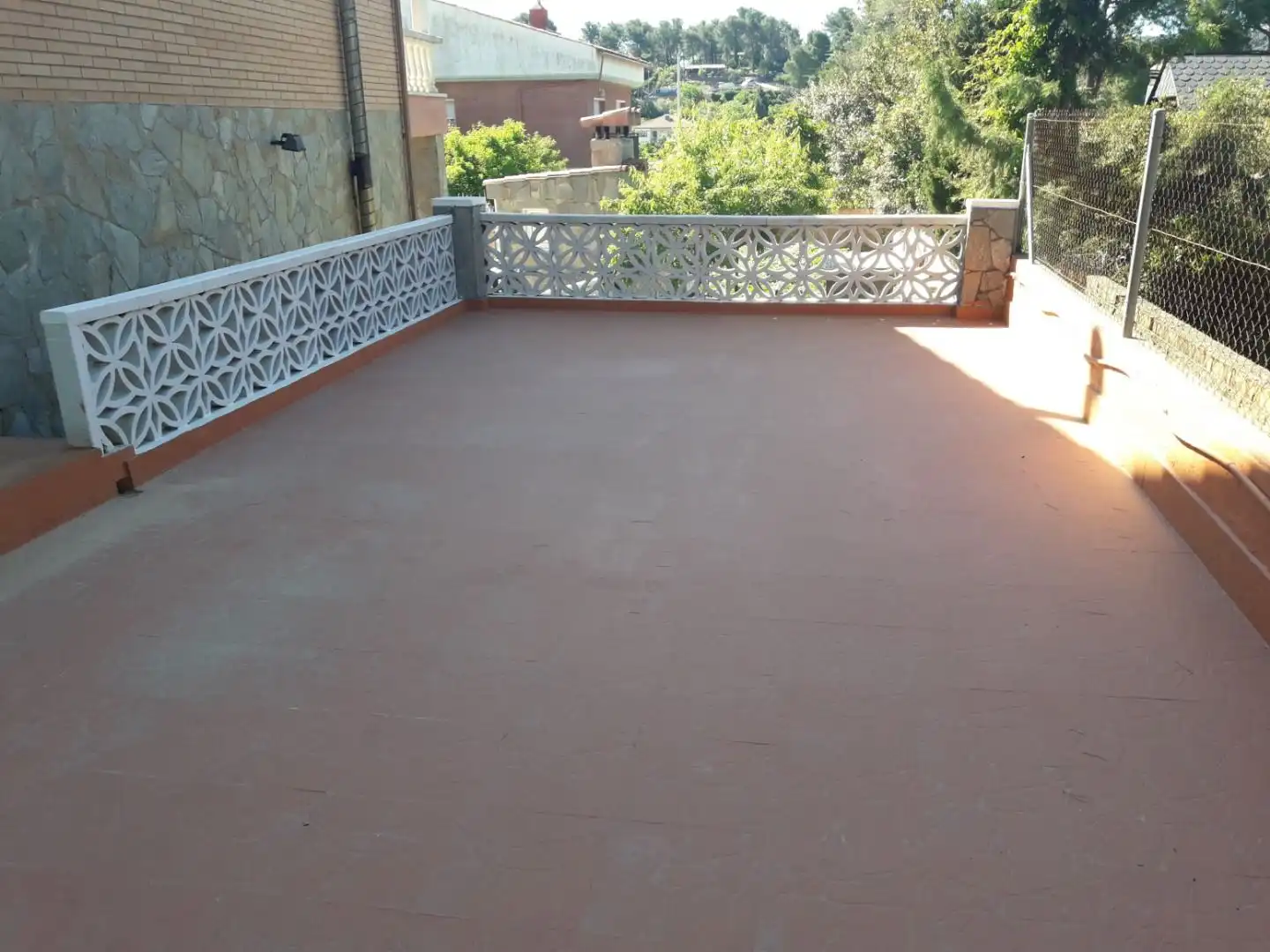 Terraza de Casa o chalet en venta en Olesa de Bonesvalls con Aire acondicionado, Calefacción y Jardín privado