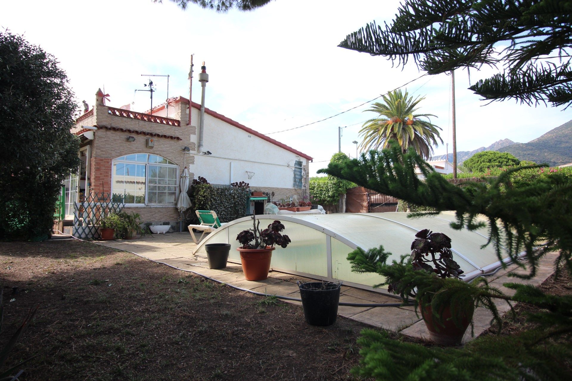 Garden of House or chalet for sale in Roses  with Terrace and Swimming Pool