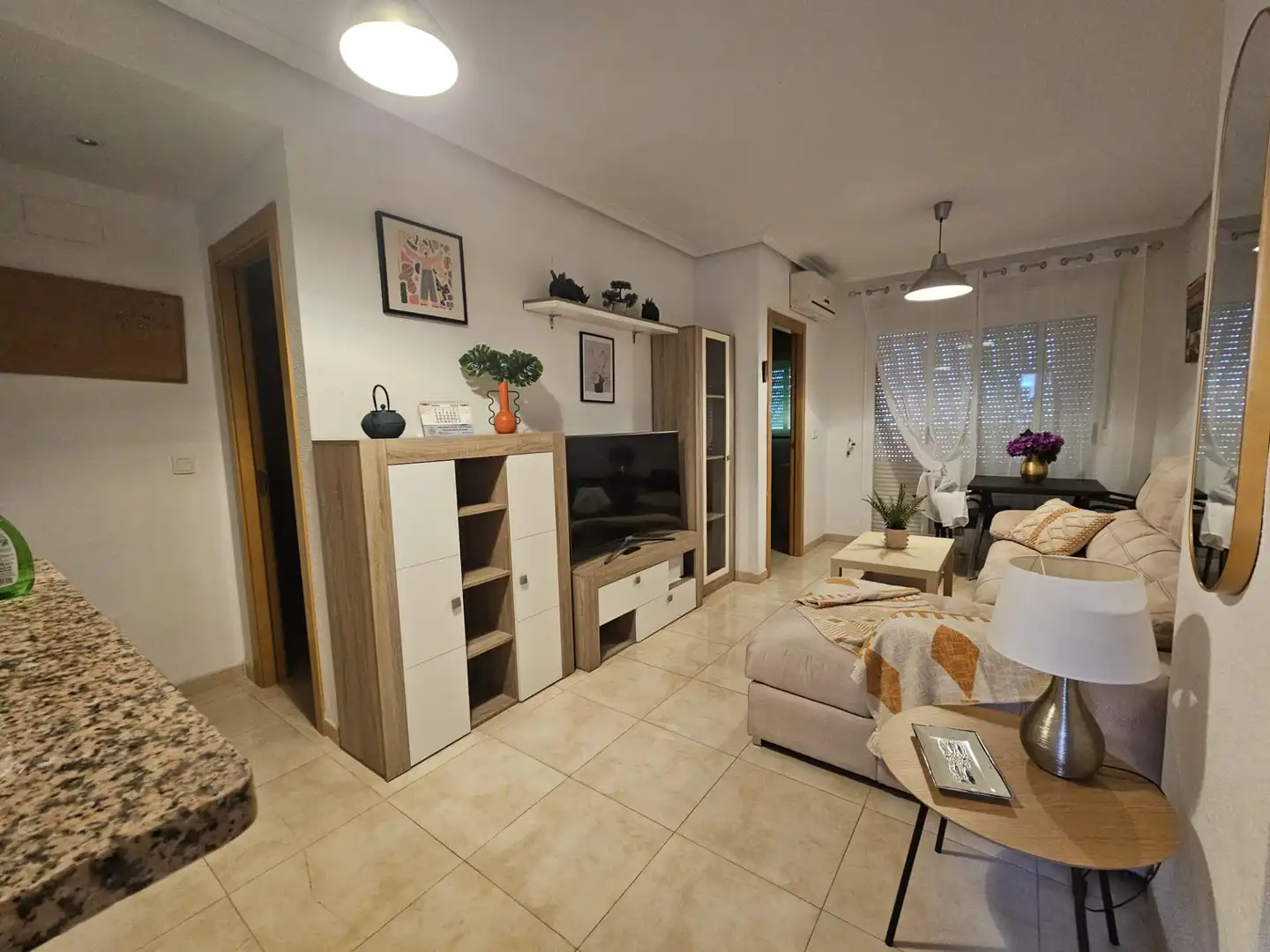 Sala de estar de Apartamento de alquiler en Cabanes con Aire acondicionado, Calefacción y Terraza