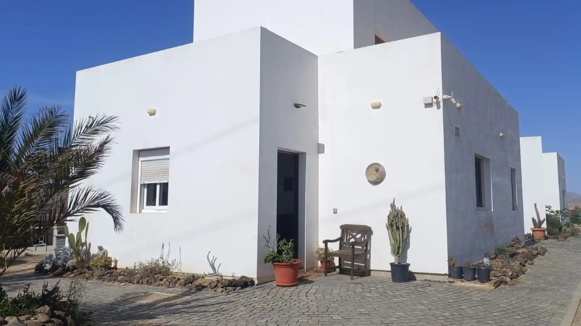 Vista exterior de Casa o xalet en venda en Antigua amb Jardí privat, Terrassa i Traster