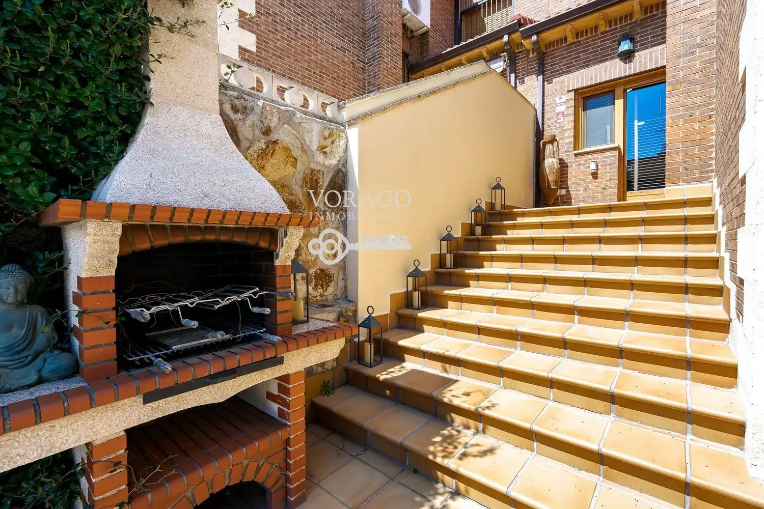 Terraza de Casa o chalet en venta en Meco con Jardín privado y Piscina