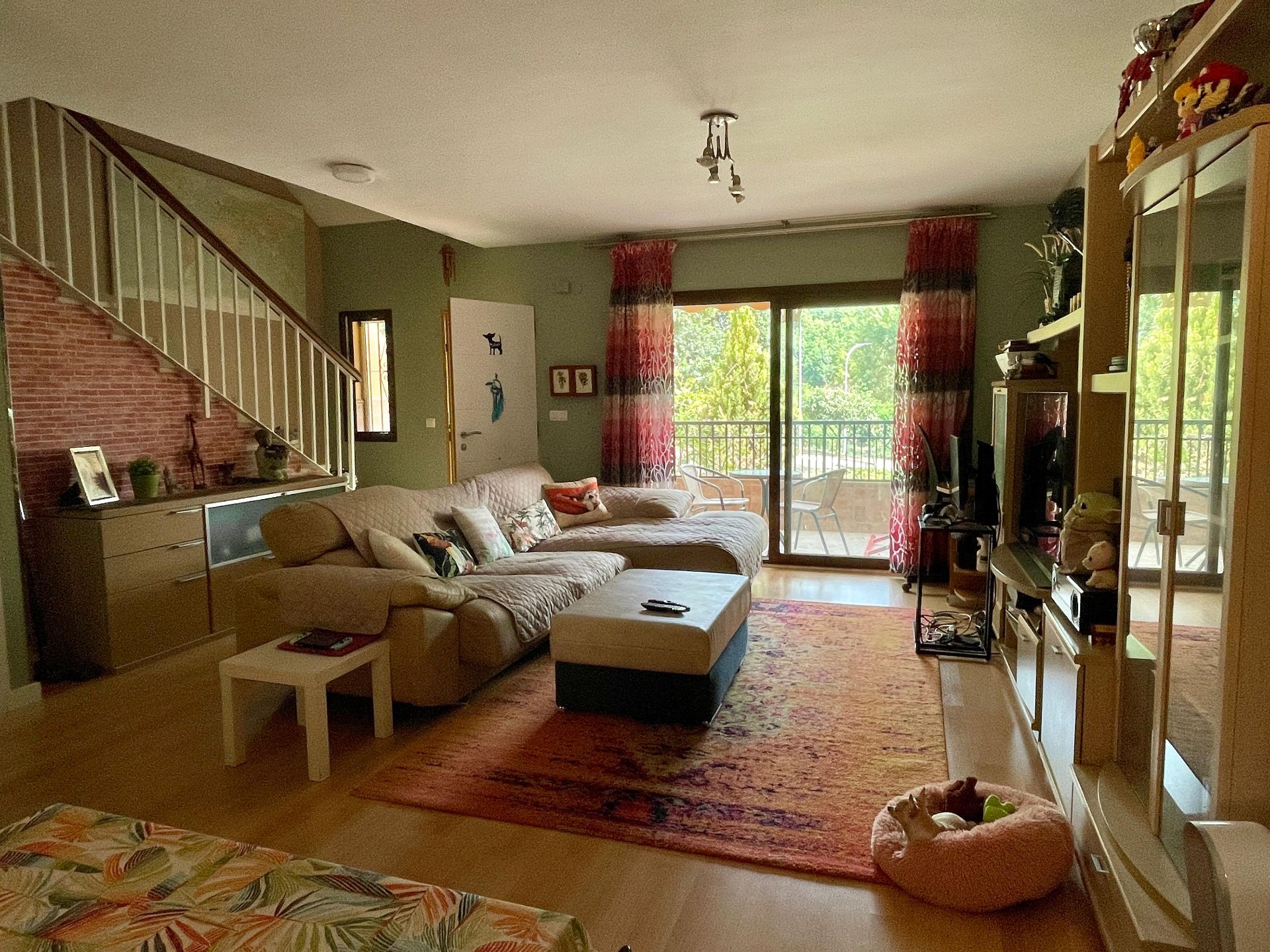 Living room of Single-family semi-detached for sale in Vélez-Málaga  with Air Conditioner, Terrace and Furnished