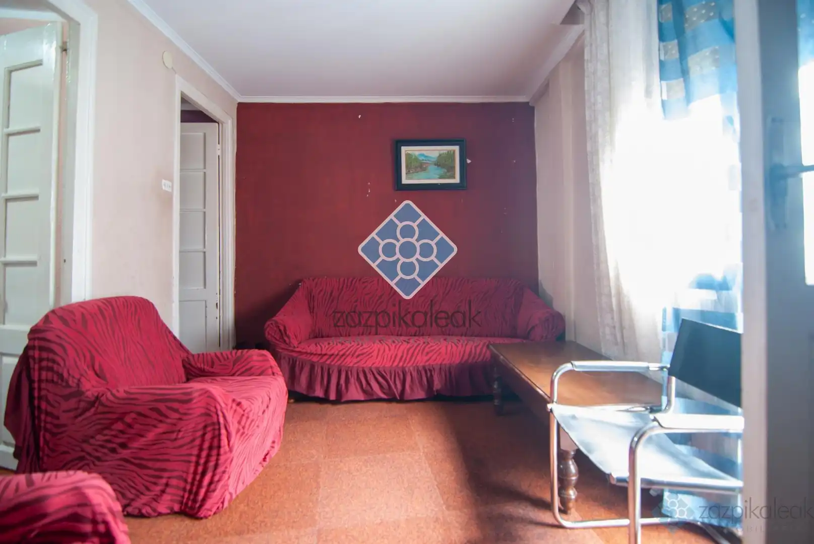 Living room of Flat for sale in Bilbao   with Heating and Balcony