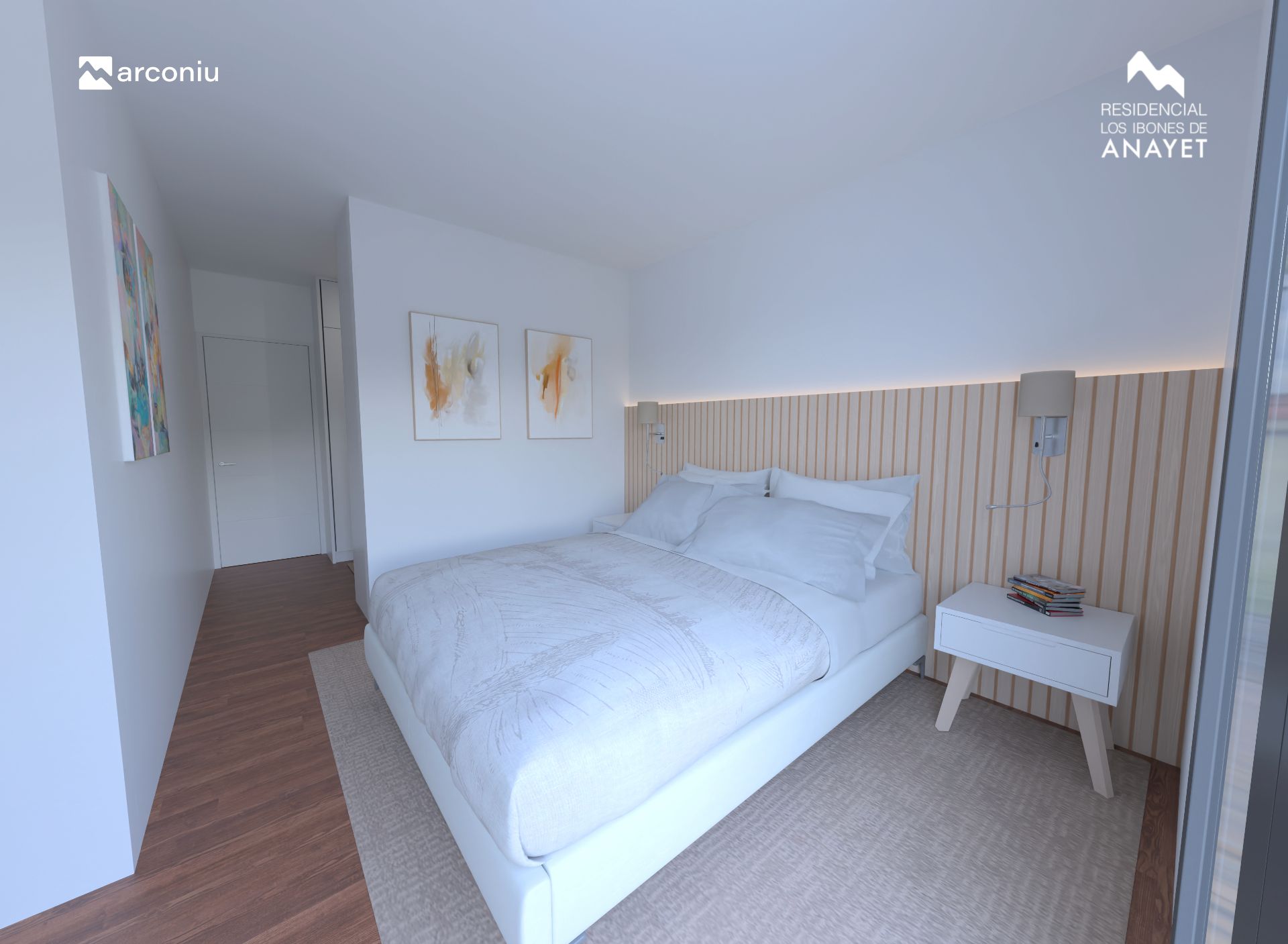 Habitación de Casa adosada en venta en Villanueva de Gállego con Aire acondicionado y Calefacción