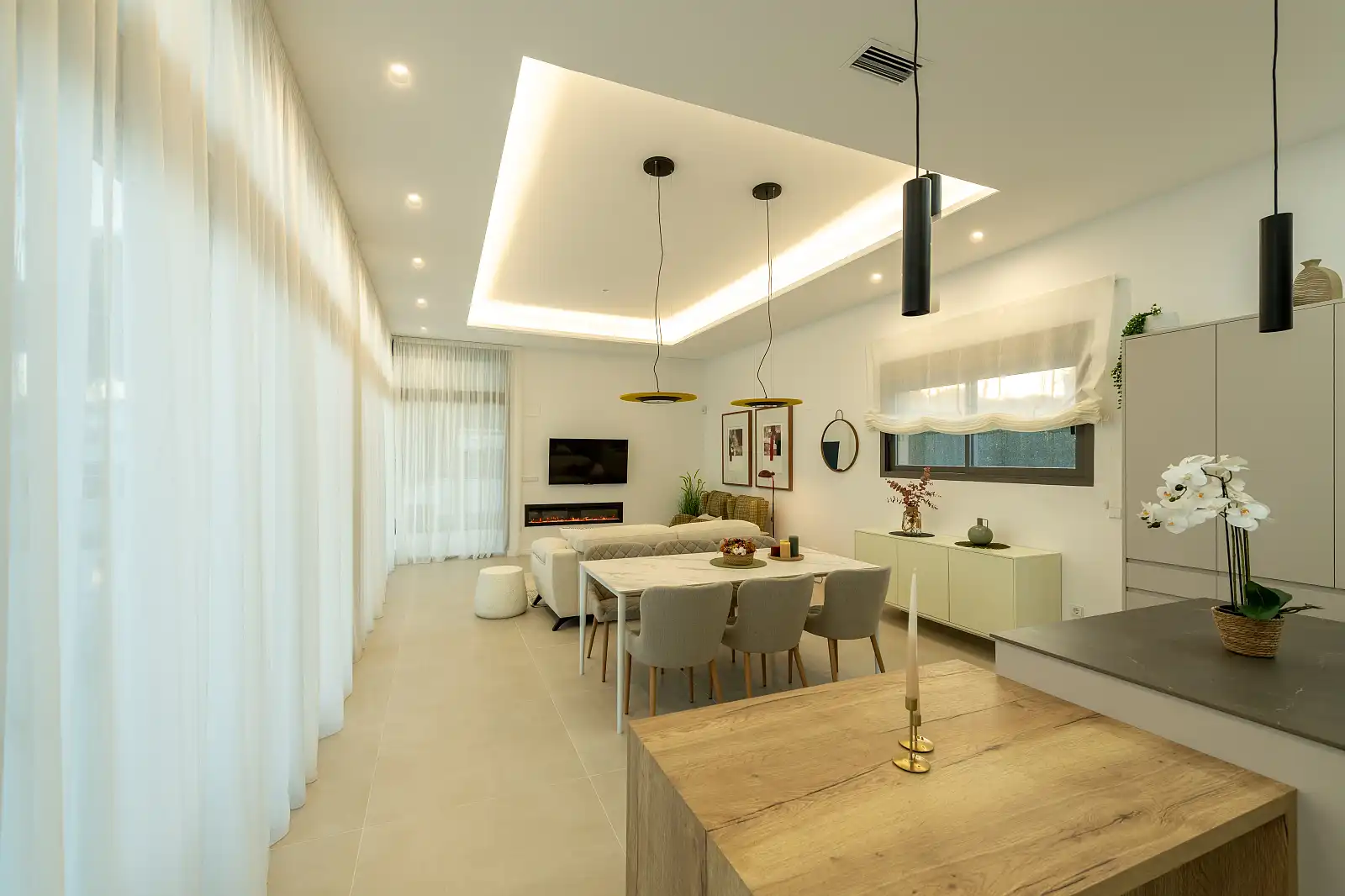 Sala de estar de Casa o chalet en venta en El Pinar de Campoverde