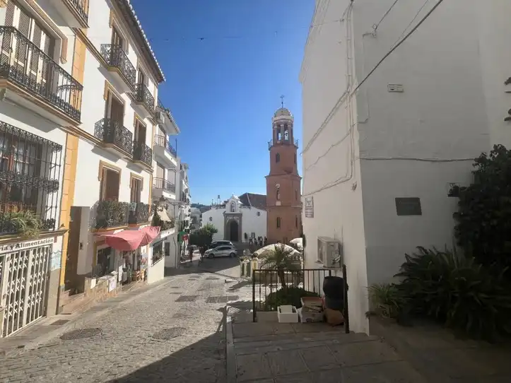 Vista exterior de Casa adosada en venta en Cómpeta con Terraza, Trastero y Balcón