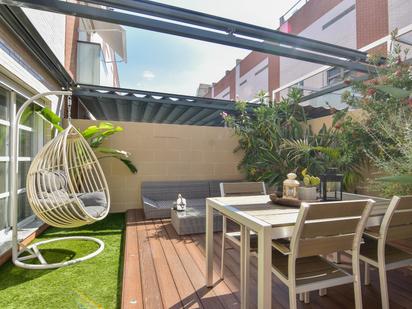 Terrassa de Casa adosada en venda en Picanya amb Aire condicionat, Calefacció i Jardí privat