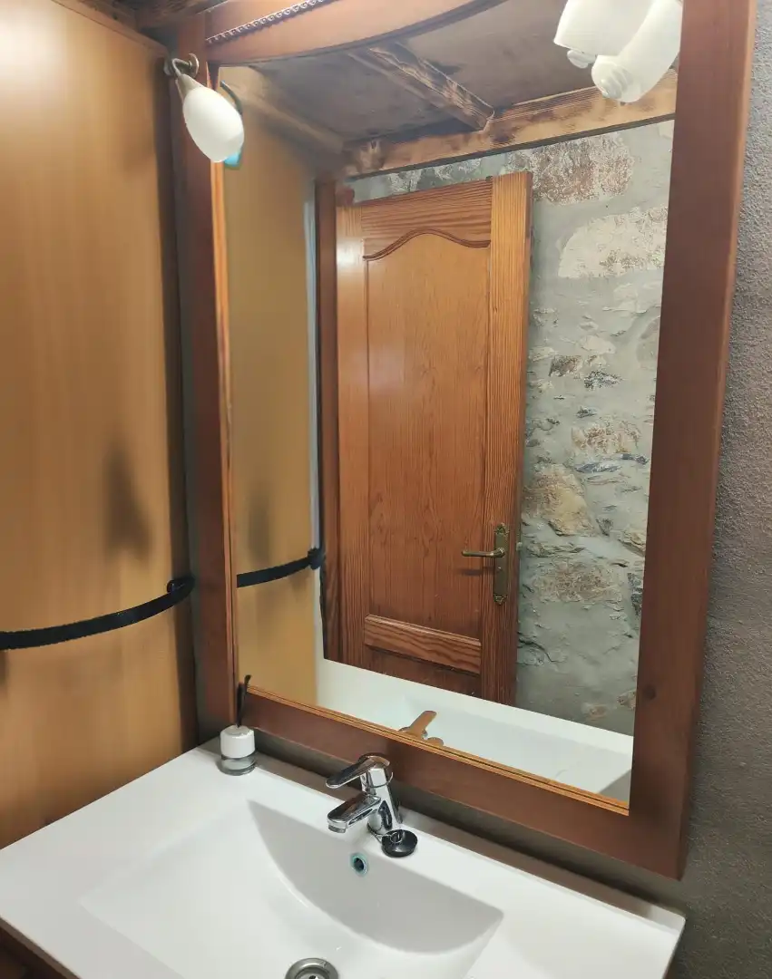 Badezimmer von Country house zur Miete in Vallehermoso mit Klimaanlage, Möbliert und Waschmaschine