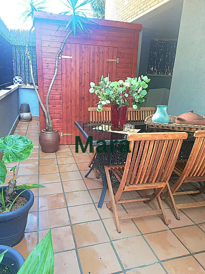 Terrace of Flat for sale in Viladecans  with Air Conditioner, Private garden and Parquet flooring