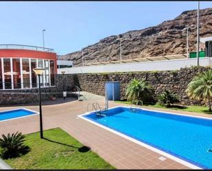 Swimming pool of Duplex to rent in Mogán  with Air Conditioner and Terrace